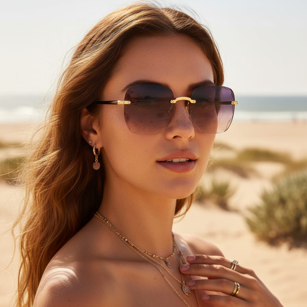 Fashion Oversized Square Sunglasses