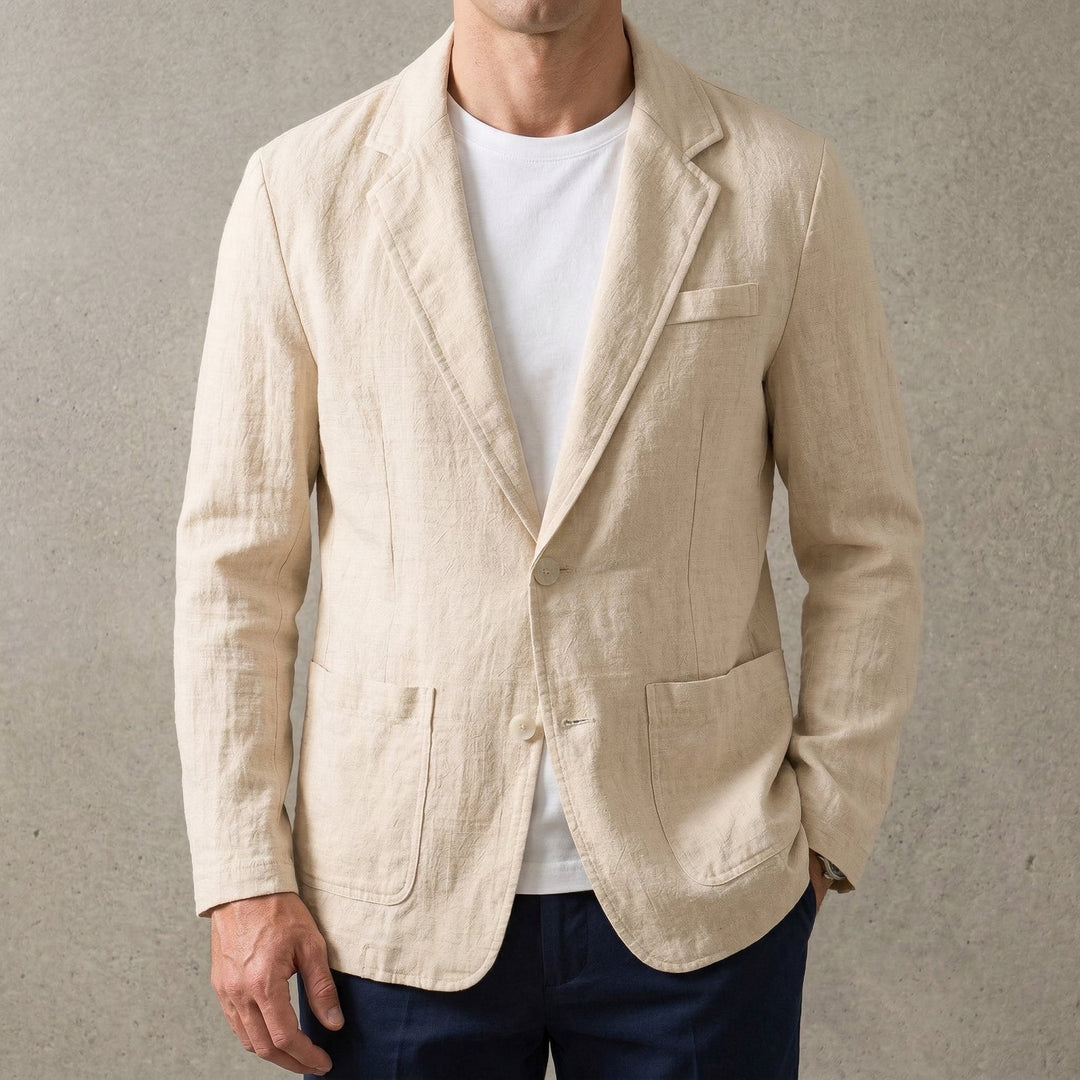 Harlow Men's Linen Blazer