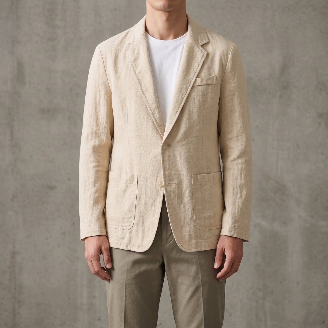 Harlow Men's Linen Blazer