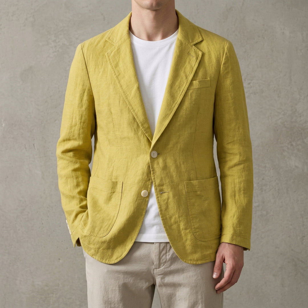 Harlow Men's Linen Blazer