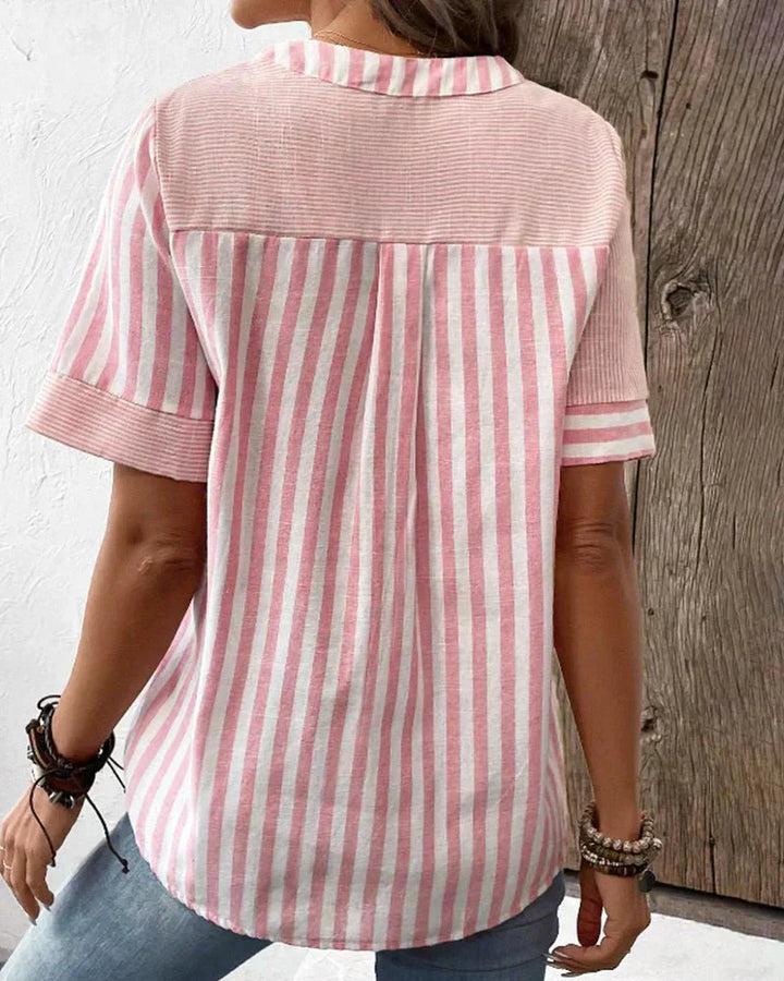 Monroe™ | Cozy Striped Top