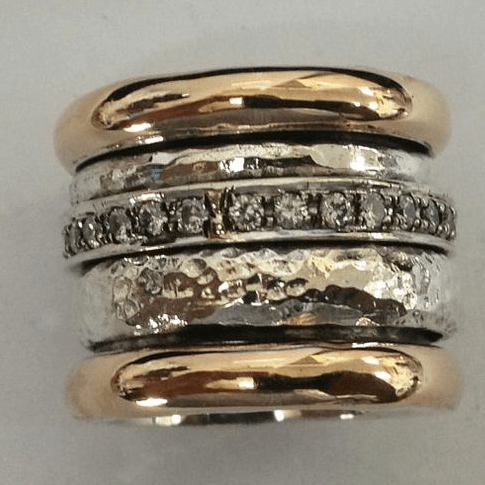 Valora™ | Retro Multi-Layered Bold Gold Ring