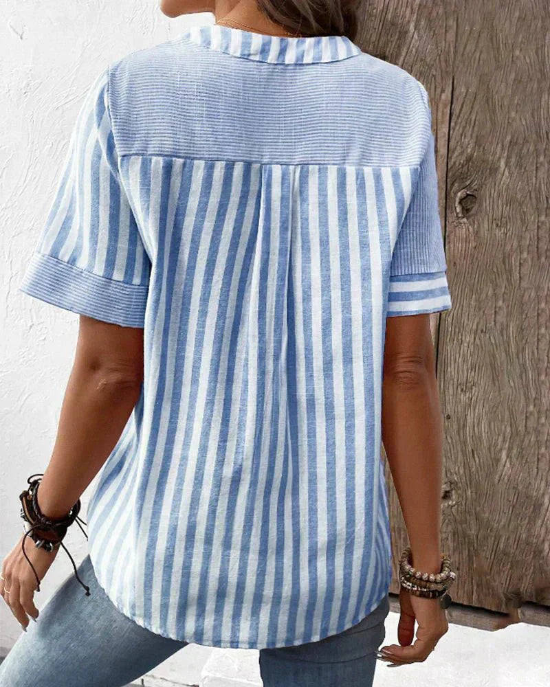 Monroe™ | Cozy Striped Top