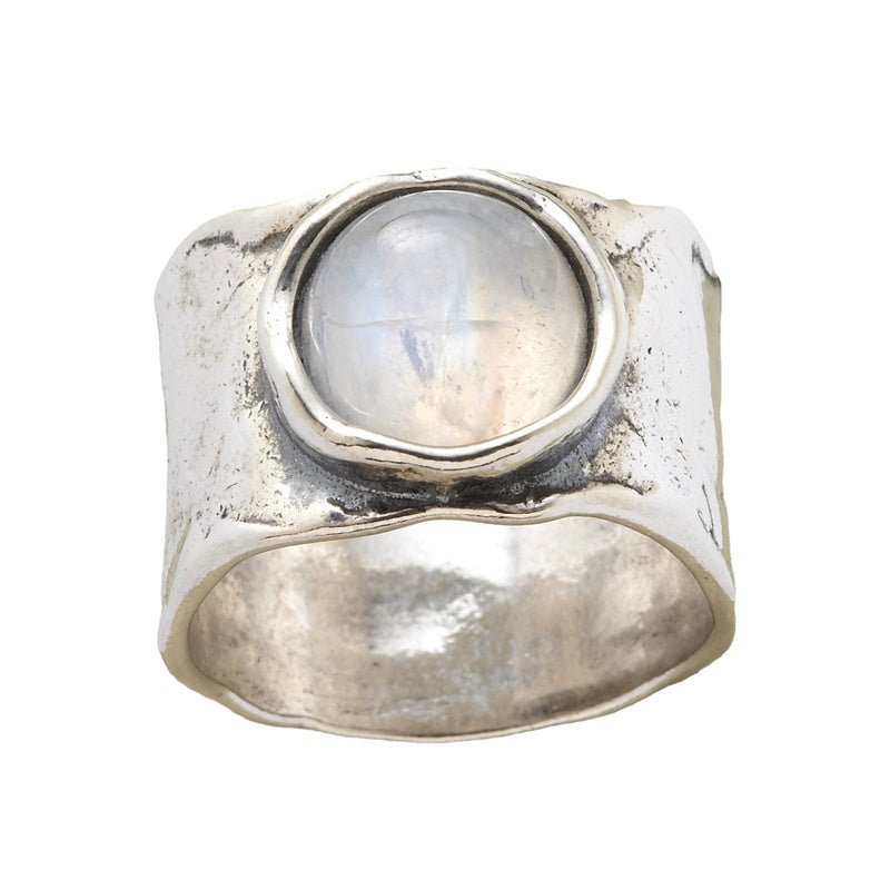 Lunara™ Silver Moonstone Ring
