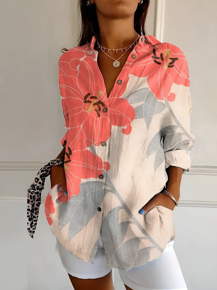 Avril™ | Stylish Blouse Featuring Playful Prints