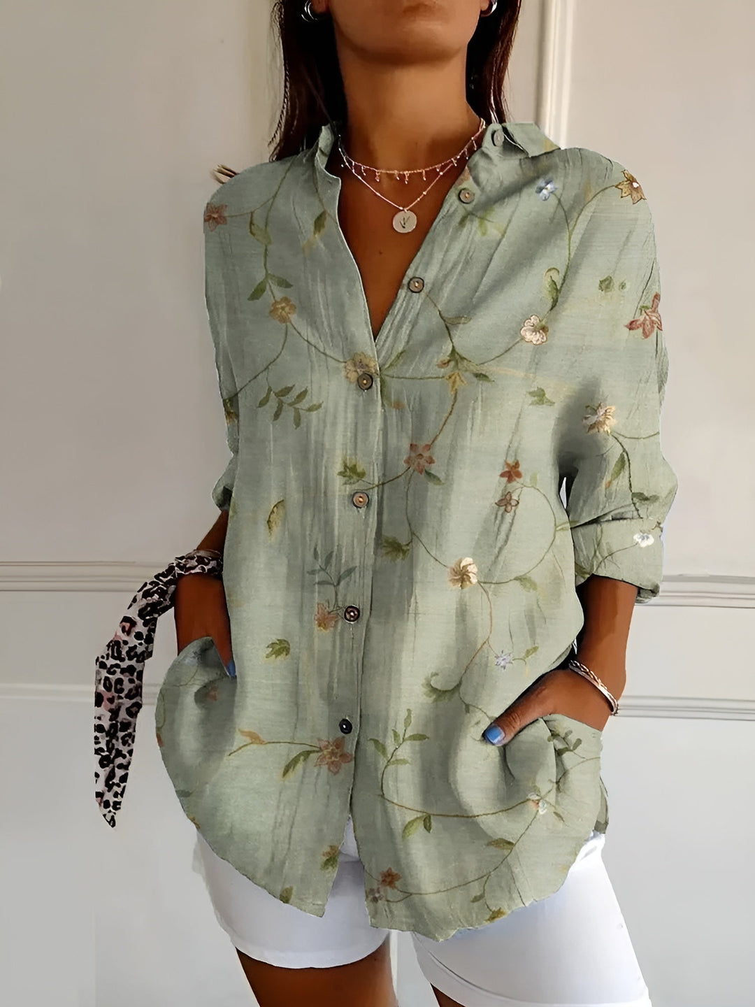 Avril™ | Stylish Blouse Featuring Playful Prints